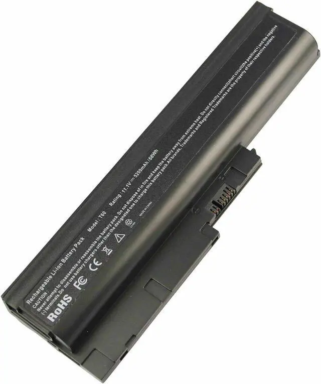 Main image of 40Y6799 6 Cell Battery for Lenovo IBM Thinkpad T60 T61 R60 R61 Z60 Z61 5200mAh