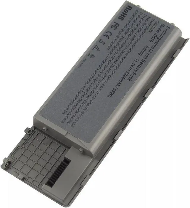 Alt view image 2 of 5 - Tronovia Laptop Battery For Dell Latitude D620 D630 D631 D640 TC030 JD610 451-10297 6Cell