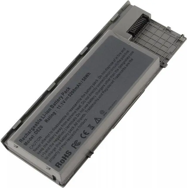 Main image of Tronovia Laptop Battery For Dell Latitude D620 D630 D631 D640 TC030 JD610 451-10297 6Cell