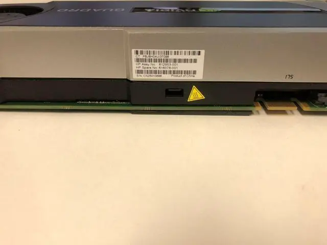 Alt view image 2 of 3 - Nvidia Quadro 6000 6GB GDDR5 PCle 2.0 x16 Video Graphics Card 616078-001