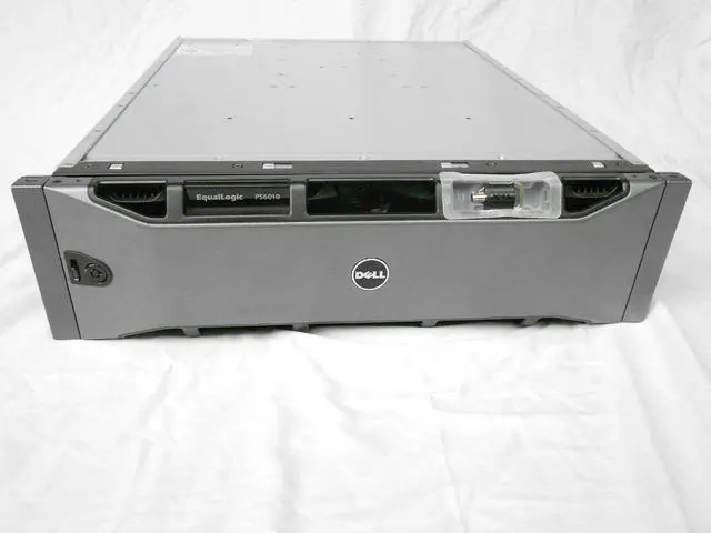 Main image of Dell EqualLogic PS6010 10GbE 64TB 16x 4TB SAS iSCSI SAN Storage System PS6010E