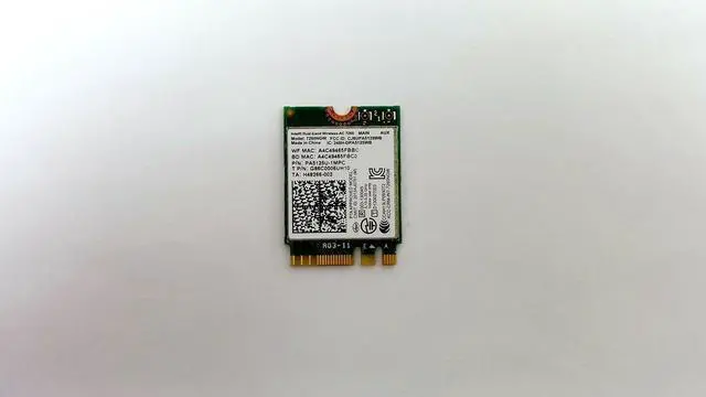 Main image of Intel Dual Toshiba Wireless-AC 7260 WiFi Card Model 7260NGW PA5125U-1MPC