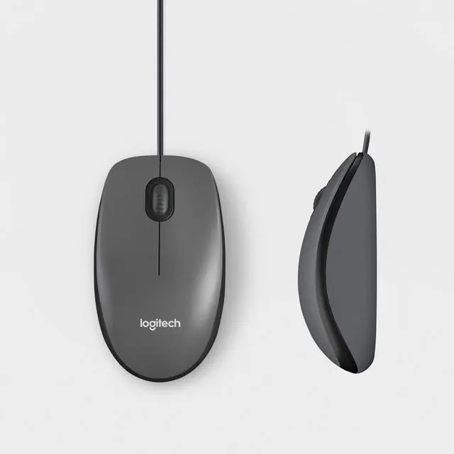 Alt view image 6 of 6 - Logitech - M100 Wired Optical Ambidextrous Mouse with 1000 DPI Optical Tracki...