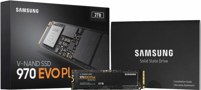 Alt view image 6 of 6 - Samsung - 970 EVO Plus 2TB PCIe Gen 3 x4 NVMe Internal Solid State Drive