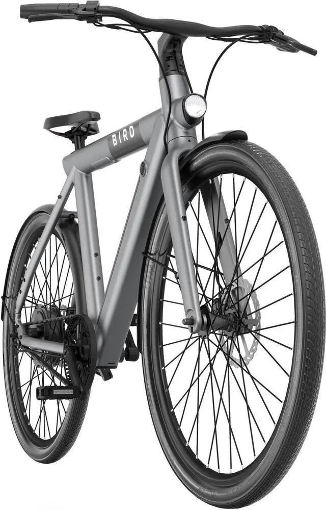 Alt view image 3 of 6 - BIRD - A-FRAME EBIKE W/ 50MI MAX OPERATING RANGE & 20 MPH MAX SPEED - GRAVITY GRAY