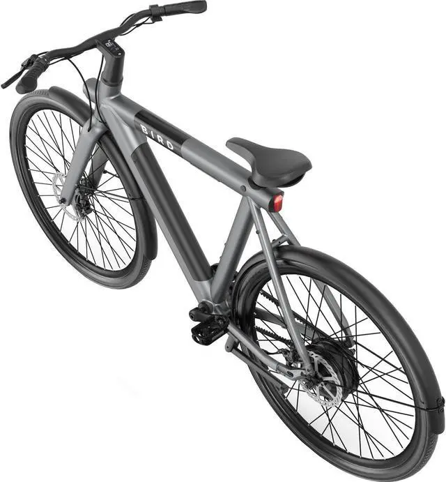 Alt view image 2 of 6 - BIRD - A-FRAME EBIKE W/ 50MI MAX OPERATING RANGE & 20 MPH MAX SPEED - GRAVITY GRAY