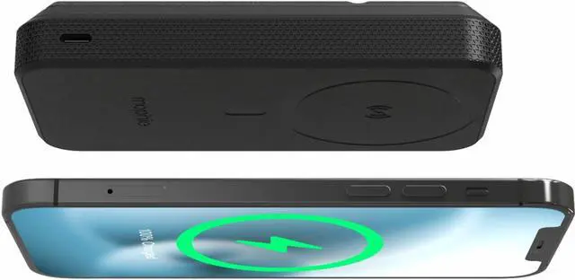 Alt view image 4 of 6 - MOPHIE - SNAP+ POWERSTATION STAND 10,000 MAH PORTABLE CHARGER WITH MAGSAFE COMPATIBILITY - BLACK