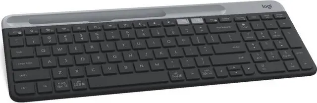 Alt view image 2 of 4 - Logitech - K580 Multi-Device Chrome OS Edition Full-size Wireless Membrane Keyboard - Graphite