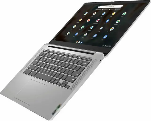 Alt view image 3 of 6 - LENOVO CHROMEBOOK 3 14" TOUCH LAPTOP - MEDIATEK MT8183 - 4GB MEMORY - 64GB EMMC - ARCTIC GREY