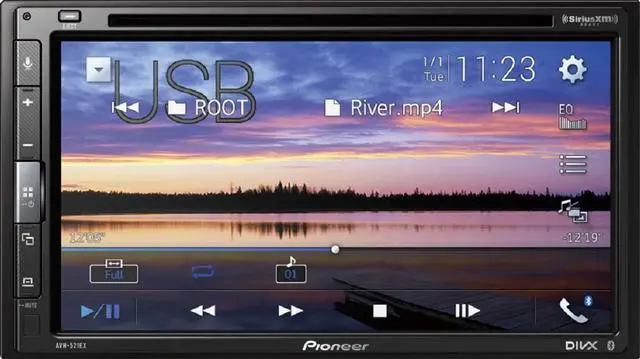 Alt view image 4 of 4 - 6.8" - Amazon Alexa when Paired with Pioneer Vozsis App, Bluetooth, and SiriusXM-Ready - Multimedia DVD Receiver - Black
