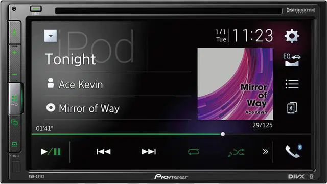 Main image of 6.8" - Amazon Alexa when Paired with Pioneer Vozsis App, Bluetooth, and SiriusXM-Ready - Multimedia DVD Receiver - Black