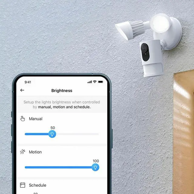 Alt view image 5 of 5 - eufy Security - Outdoor Wired 2K Floodlight Surveillance Camera - White