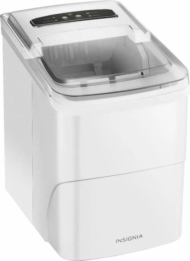 Alt view image 2 of 4 - Insignia- 26 Lb. Portable Icemaker with Auto Shut-Off - White