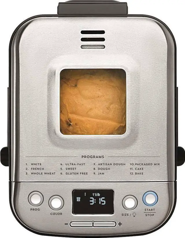 Alt view image 4 of 4 - Cuisinart - Compact Automatic Bread Maker - Stainless Steel