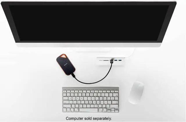 Alt view image 3 of 6 - SanDisk - Extreme Pro 1TB External USB-C NVMe Portable SSD