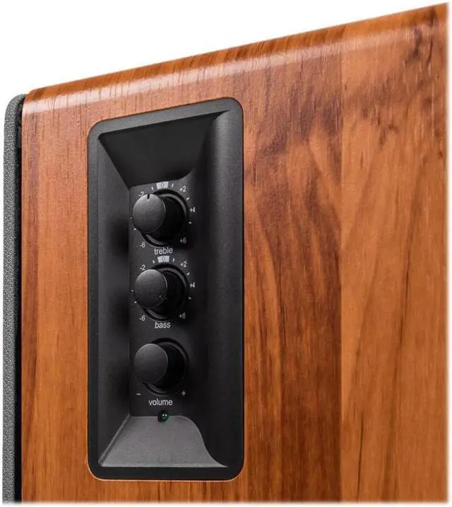 Alt view image 5 of 5 - Edifier - R1280T Powered Bookshelf Speakers, Computer Speakers - 2.0 Stereo Active Near Field Studio Monitor Speaker 42 Watts RMS - Brown