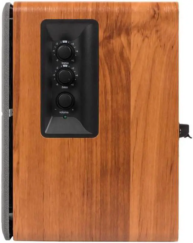 Alt view image 2 of 5 - Edifier - R1280T Powered Bookshelf Speakers, Computer Speakers - 2.0 Stereo Active Near Field Studio Monitor Speaker 42 Watts RMS - Brown