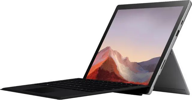 Alt view image 2 of 4 - Microsoft - Surface Pro Signature Type Cover for Pro, Pro 3, Pro 4, Pro 6, Pro 7, Pro 7+ - Black Alcantara Material