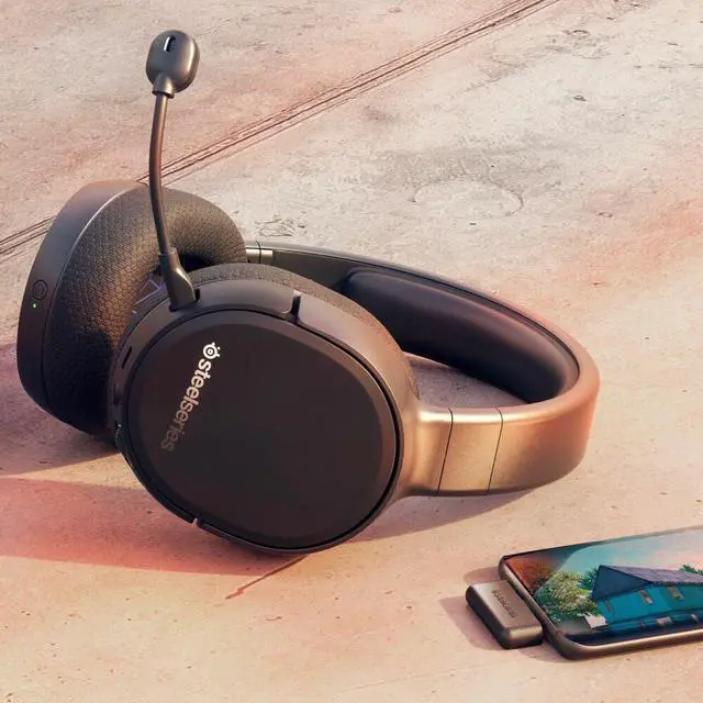 Alt view image 4 of 5 - SteelSeries - Arctis 1 Wireless Stereo Gaming Headset for PC - Black