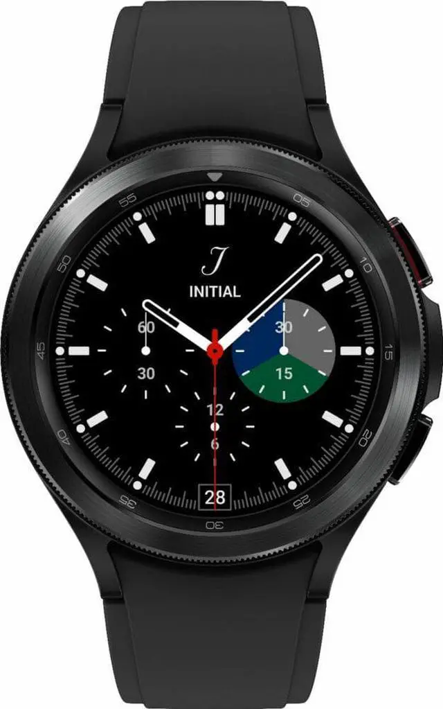 Main image of Samsung - Galaxy Watch4 Classic Stainless Steel Smartwatch 46mm BT - Black