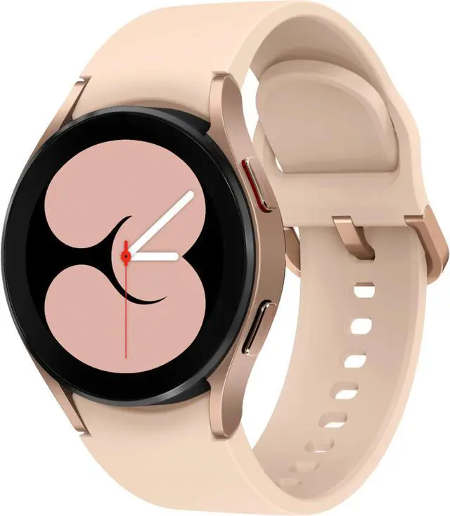 Alt view image 3 of 5 - Samsung - Galaxy Watch4 Aluminum Smartwatch 40mm LTE - Gold