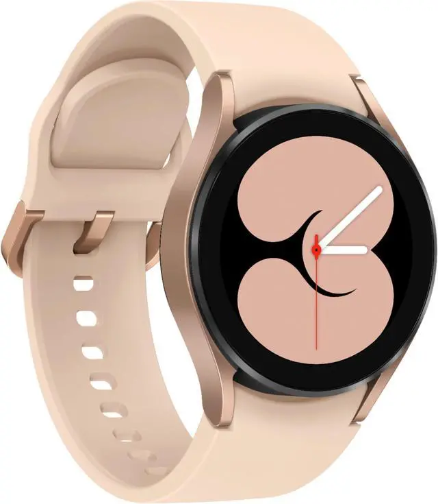 Alt view image 2 of 5 - Samsung - Galaxy Watch4 Aluminum Smartwatch 40mm LTE - Gold