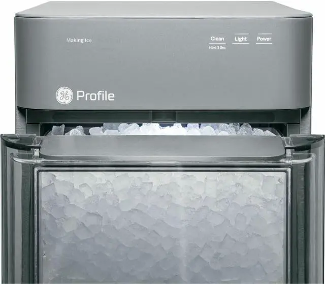 Alt view image 2 of 6 - GE PROFILE - OPAL 2.0 24 LB. PORTABLE ICE MAKER WITH NUGGET ICE PRODUCTION AND BUILT-IN WIFI - STAINLESS STEEL