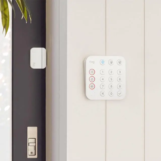 Alt view image 3 of 6 - Ring - Alarm Pro Home Security Kit 8 Pieces - White