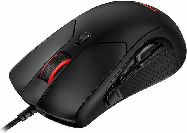 Alt view image 3 of 6 - HYPERX - PULSEFIRE RAID WIRED OPTICAL GAMING MOUSE WITH RGB LIGHTING - BLACK