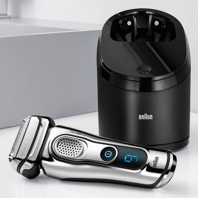 Braun - Series 9 Wet/Dry Electric Shaver - Chrome - Newegg.com