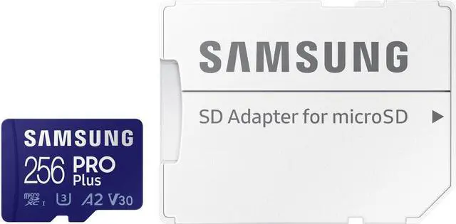 Alt view image 6 of 6 - Samsung - PRO Plus 256GB microSDXC UHS-I Memory Card With Adapter
