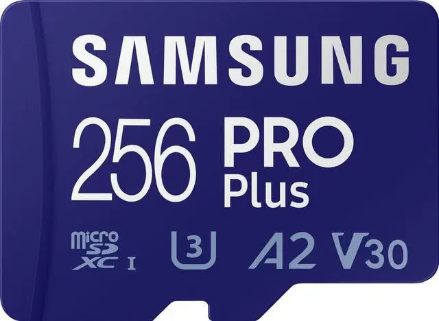 Main image of Samsung - PRO Plus 256GB microSDXC UHS-I Memory Card With Adapter