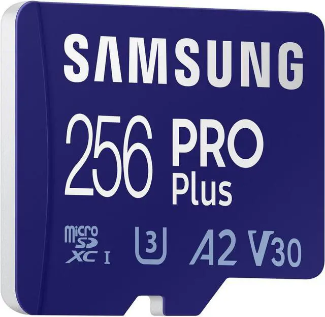 Alt view image 3 of 6 - Samsung - PRO Plus 256GB microSDXC UHS-I Memory Card With Adapter
