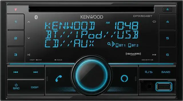 Main image of Kenwood - Built-in Bluetooth - In-Dash CD/DM Receiver - Black