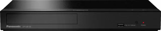 Main image of PANASONIC - 4K ULTRA HD DOLBY ATMOS AUDIO DVD/CD/3D BLU-RAY PLAYER, DP-UB150-K - BLACK