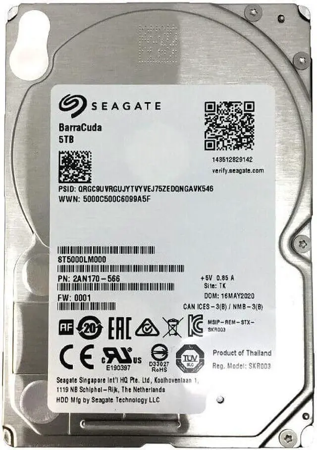 シーゲート ST5000LM000 2.5インチ 5TB 使用少 Amazon.com: Seagate BarraCuda Internal Hard Drive 5TB SATA
