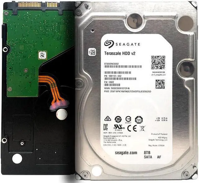 Main image of Seagate Enterprise NAS ST8000NC0002 8TB 7200RPM 256MB Cache 6.0Gb/s Hard Drive