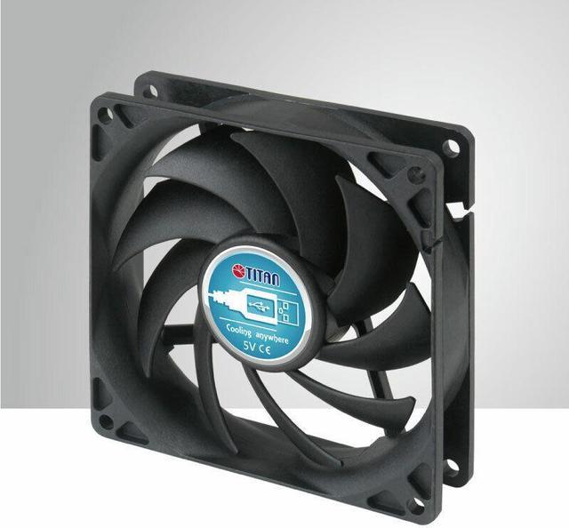 Titan TFD-9225SL05Z(RB) 92mm x 25mm 5V USB Fan 