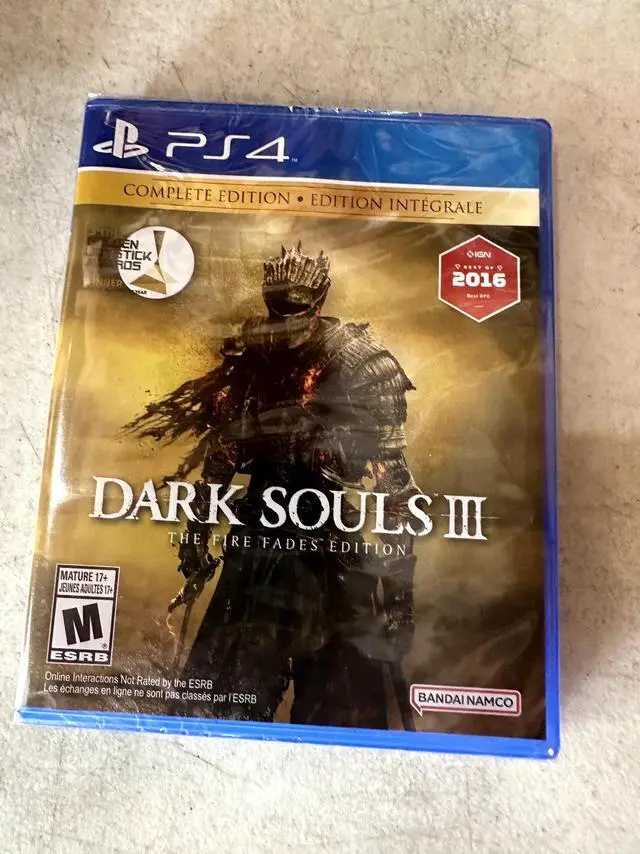 Main image of Dark Souls III 3 The Fire Fades Edition PS4 Complete PlayStation 4 Brand New