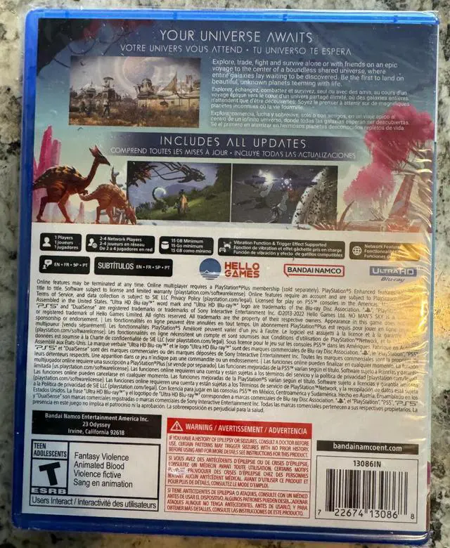 Alt view image 3 of 3 - No Man's Sky PS5 Brand New Factory Sealed Sony PlayStation 5 No Mans Sky