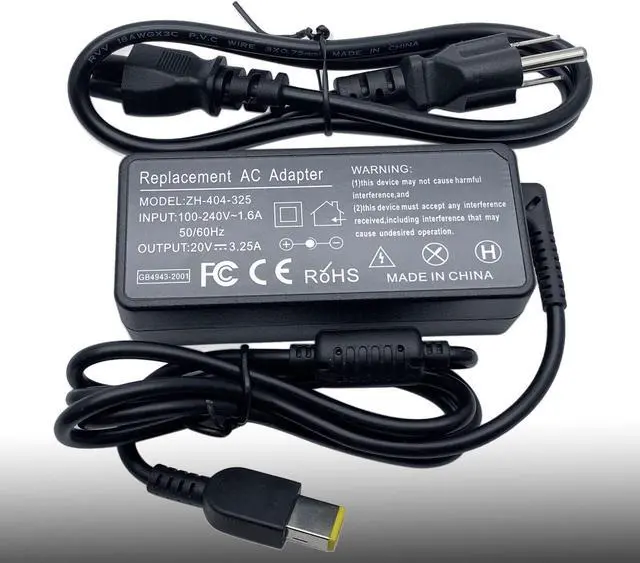 Main image of New AC Replacement Adapter Charger Competiable For Lenovo 00PC726 00PC758 Laptop Power Supply Cord