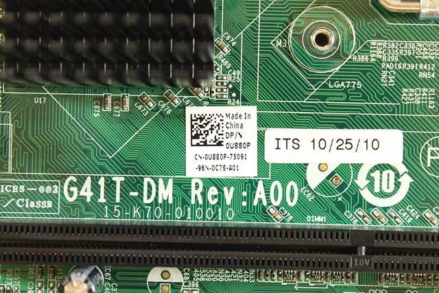 Alt view image 3 of 9 - Dell SFF U880P Inspiron 537 Motherboard