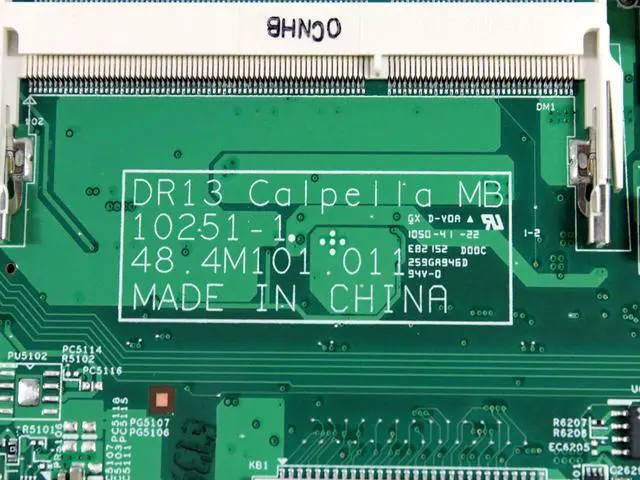 Alt view image 6 of 6 - Dell Vostro V130 Intel Celeron U3600 Dual Core 1.20GHz  Laptop FGPM4 Motherboard