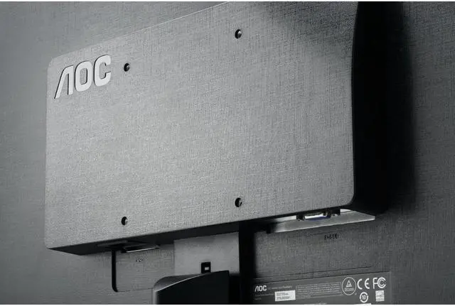 Alt view image 4 of 6 - AOC 21.5 Inches E2270SWN  Class LED Monitor  VGA Black 1600 x 900 Resolution 5ms