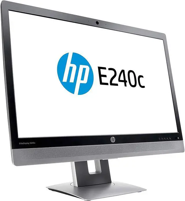 Alt view image 2 of 3 - HP EliteDisplay E240c Monitor  23.8" Video Conferencing (M1P00A8#ABA)
