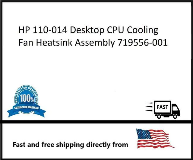 Main image of HP Desktop CPU Cooling Fan 110-014 Heatsink Assembly 719556-001