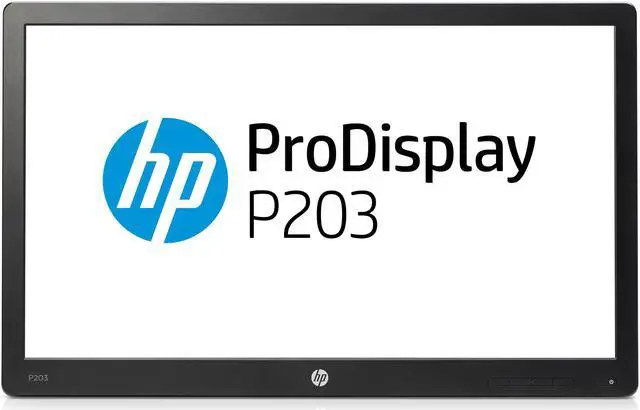 Alt view image 3 of 10 - HP ProDisplay X7R53AA#ABA P203 20 inch Monitor