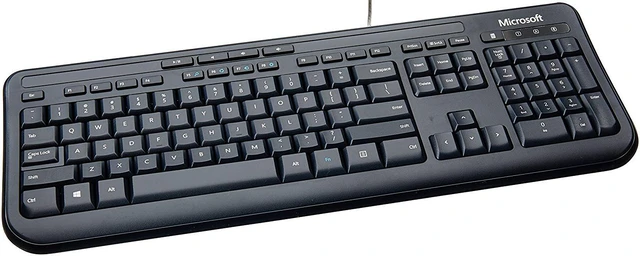Main image of Microsoft, Wired (Catalog Category: Input Devices / Bundle- Keyboard & Mouse) Dsktp 600 USB Port BLK