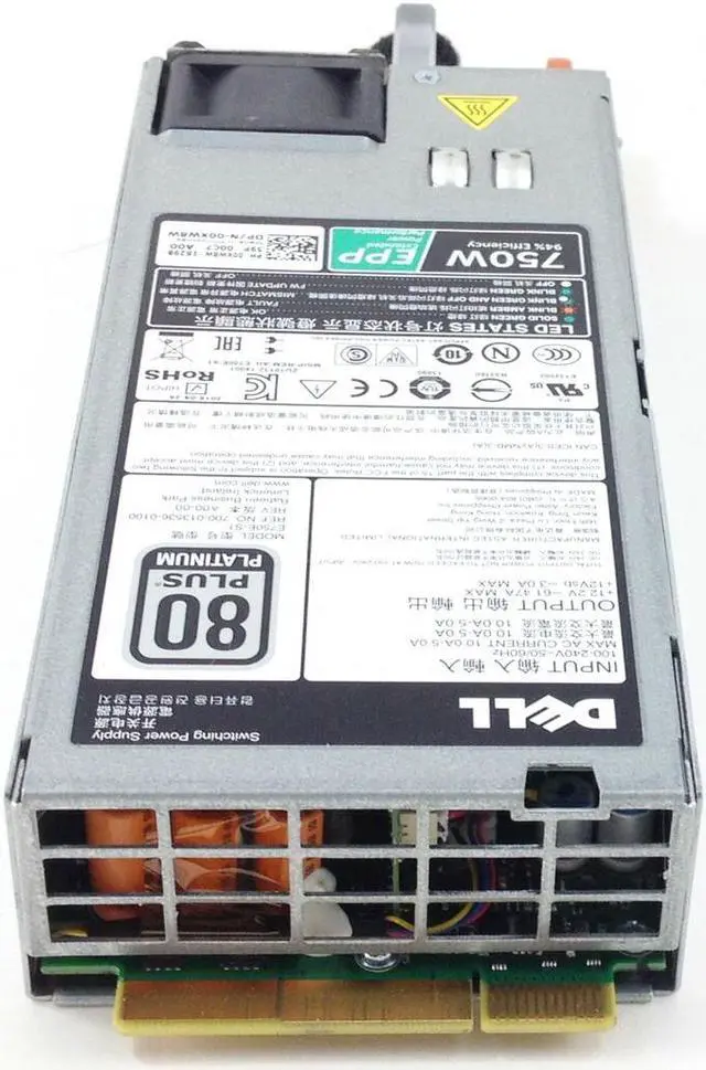 Alt view image 2 of 2 - 0XW8W Dell PowerEdge  750W Power Supply  T430 T630 R530 R630