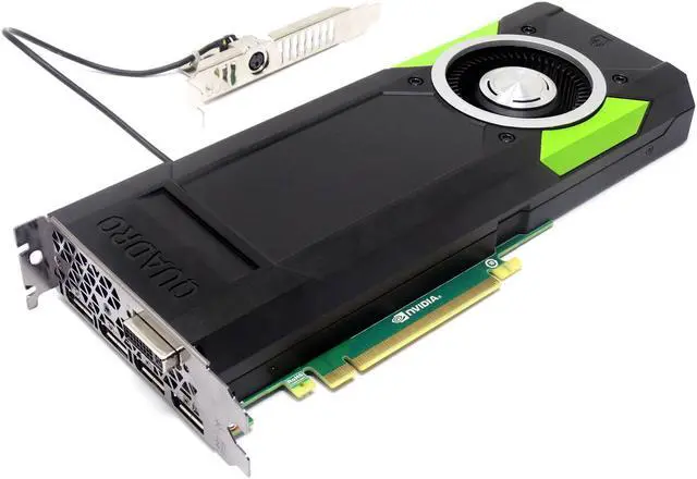 Alt view image 2 of 3 - NVIDIA 699-5G400-0500-100 Quadro M5000 8GB CUDA PCIe 3.0 Graphics Video Card